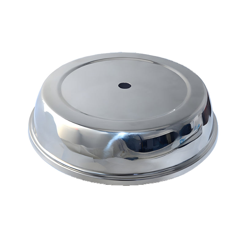 Stackable Plate Cover, Mirror-Finish Stainless Steel