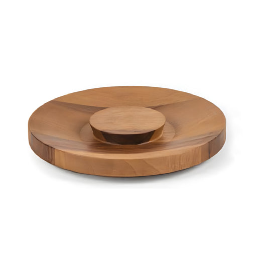 Tilt Jar Lid, Oiled Walnut