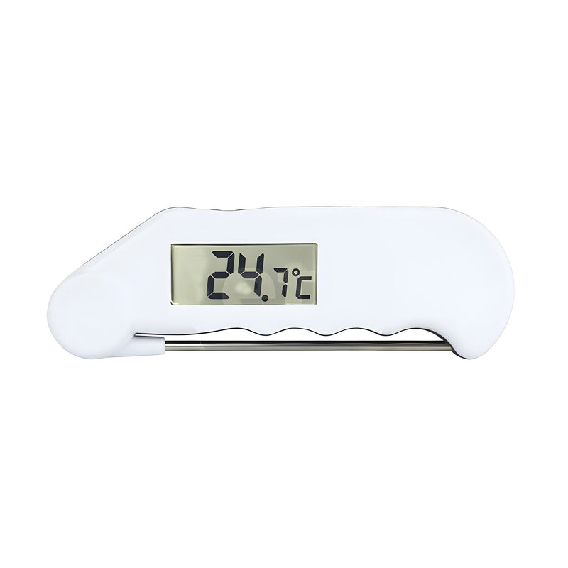 White Gourmet Thermometer with Folding Probe, -39.9/+149.9°C