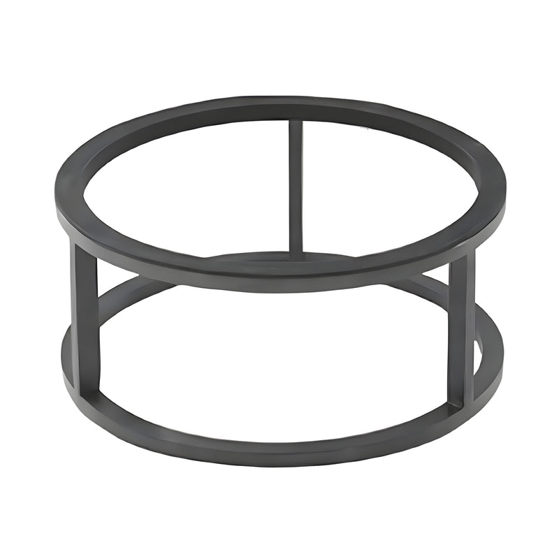 Tilt Round Riser, Matt Black Powder-Coated Steel Small