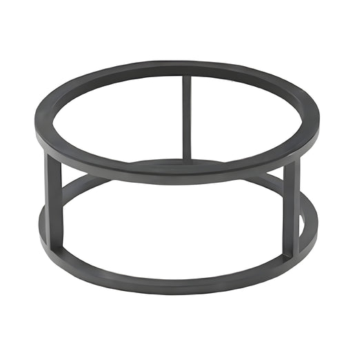 Tilt Round Riser, Matt Black Powder-Coated Steel Small