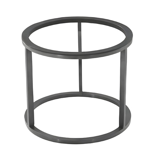 Tilt Round Riser, Matt Black Powder-Coated Steel Medium