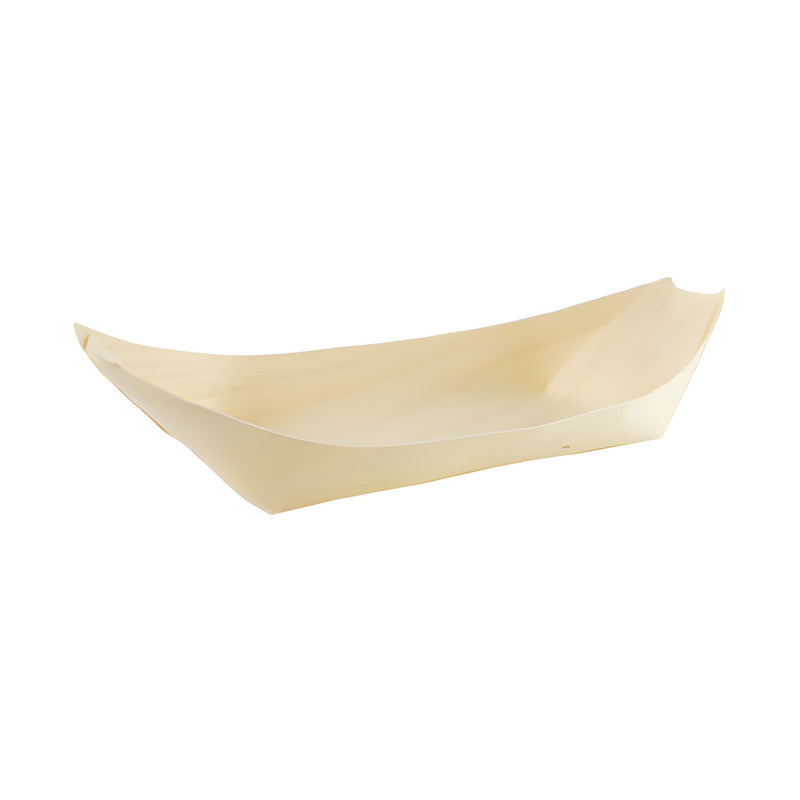 Disposable Wood Boat, Pack of 50