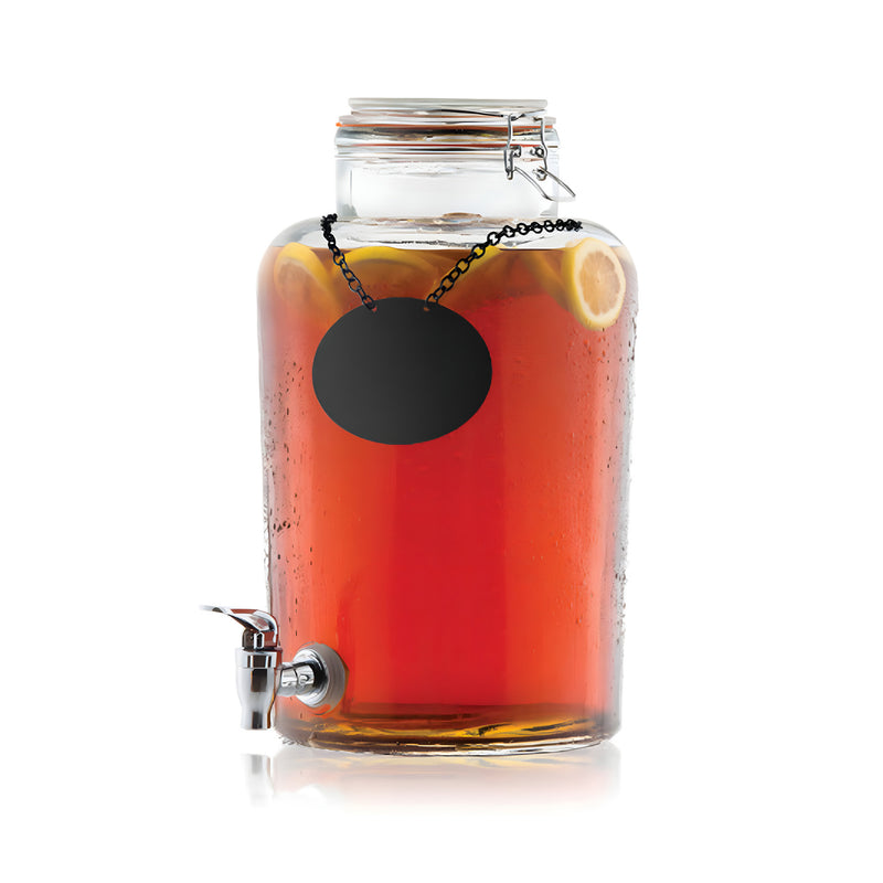 Rustic Country Beverage Dispenser, Glass