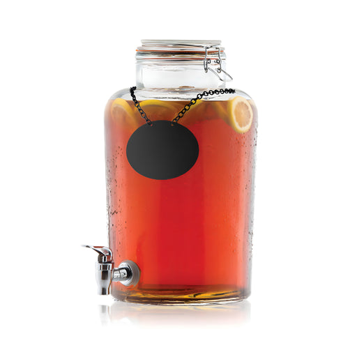 Rustic Country Beverage Dispenser, Glass