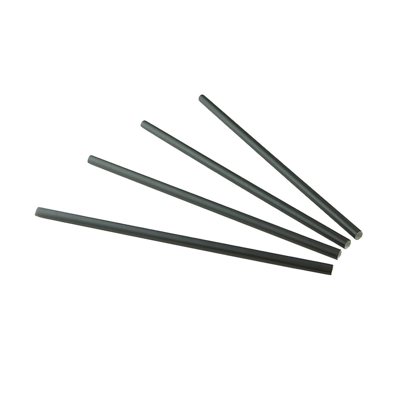 Eco-Friendly Paper Cocktail Straw L24cm, Black