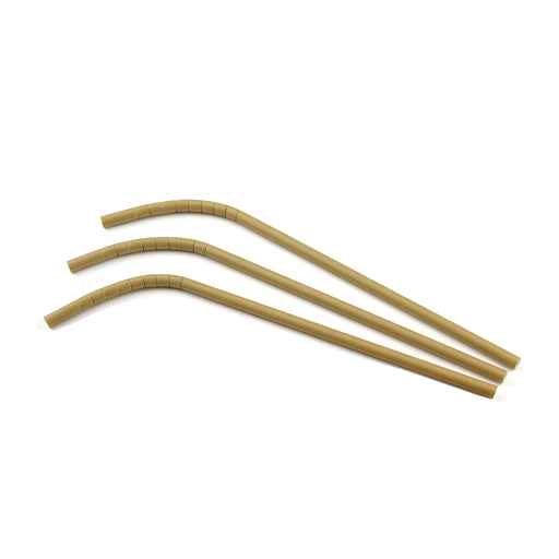 Eco-Friendly Kraft Flexible Paper Straw L24cm