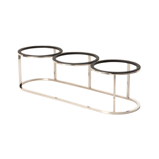 Tilt Triple Frame, Black Powder-Coated Stainless Steel