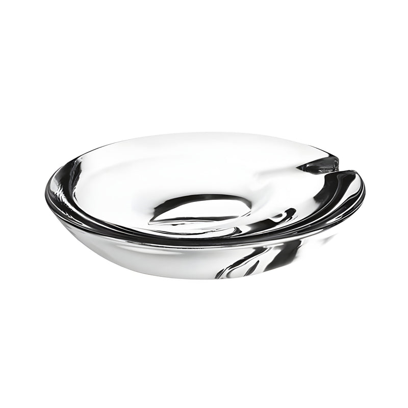 Torcedor Round Cigar Ashtray, Clear Crystalline