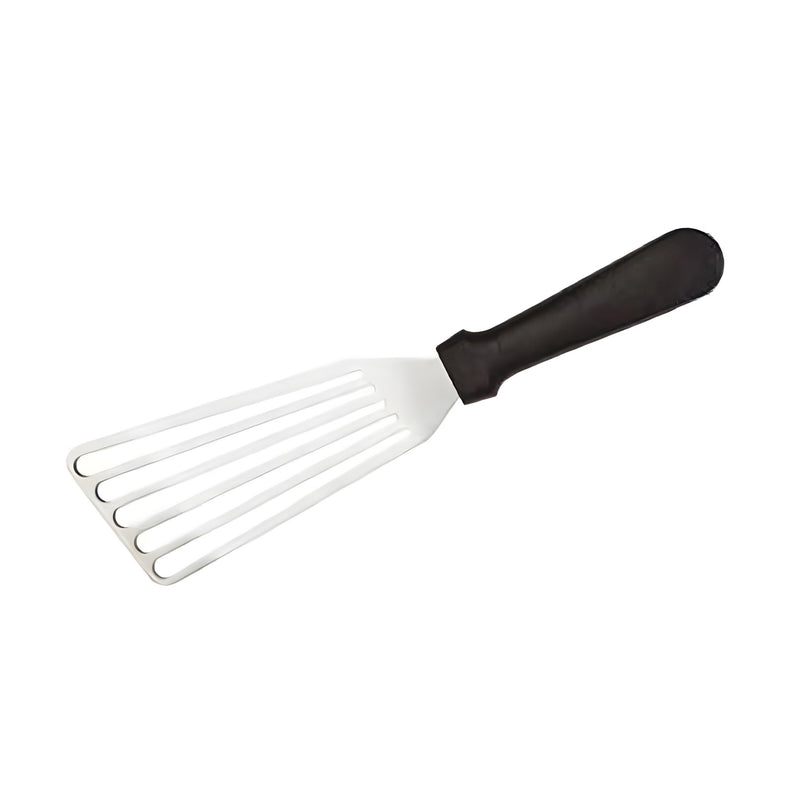 Slotted Spatula, Stainless Steel with Black Handle