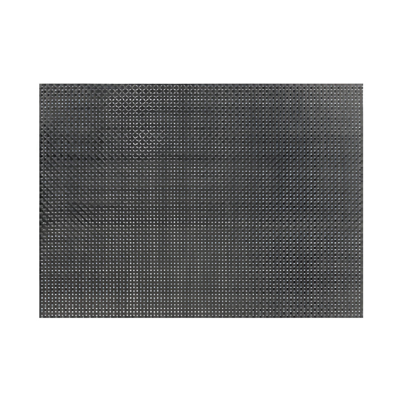Wide Band Placemat, Black (Pack of 6)