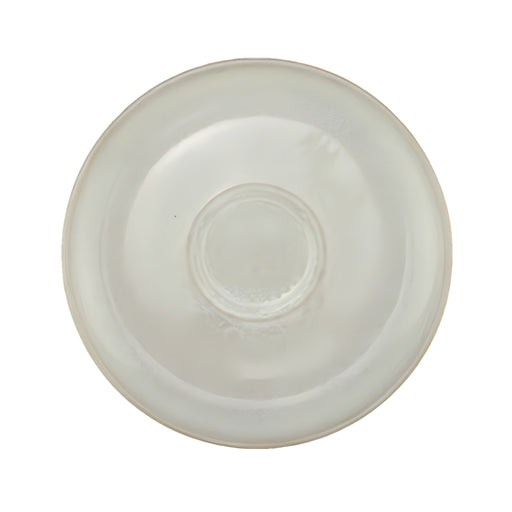 Pearl Saucer, 2 Indents, Stoneware