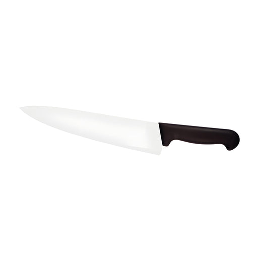 Chef's Knife Large, Narrow Blade, Black Handle