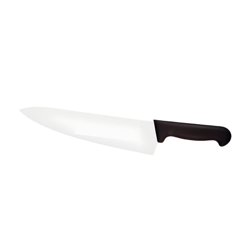 Chef's Knife, Wide Blade, Black Handle