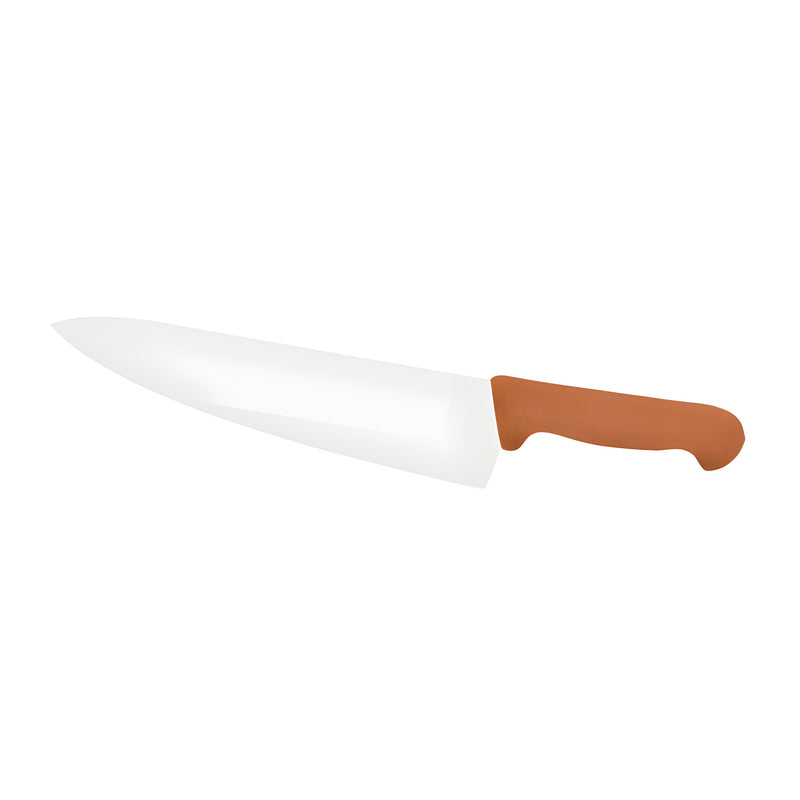 Chef's Knife Wide Blade, Brown Nylon Handle