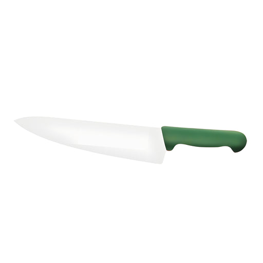 Chef's Knife Wide Blade Small, Green Nylon Handle