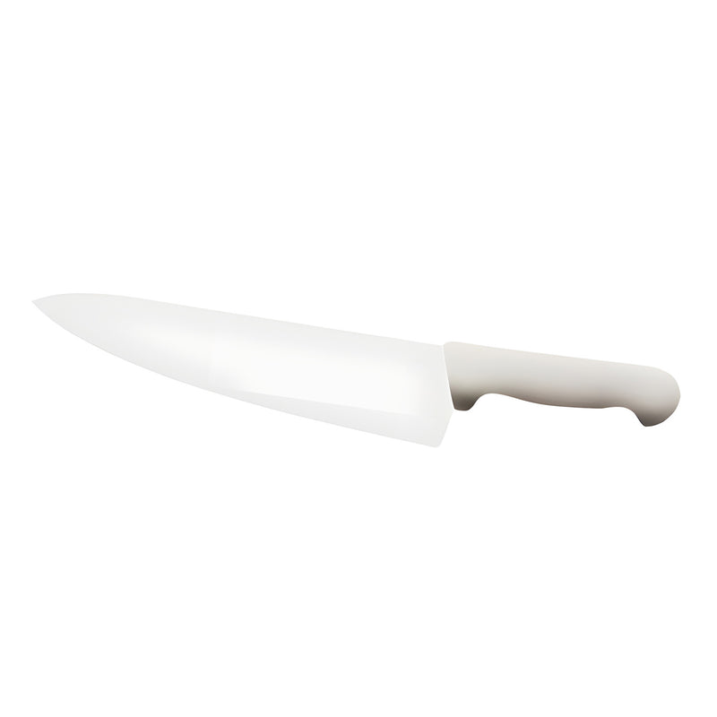 Chef's Knife, Wide Blade, White Handle