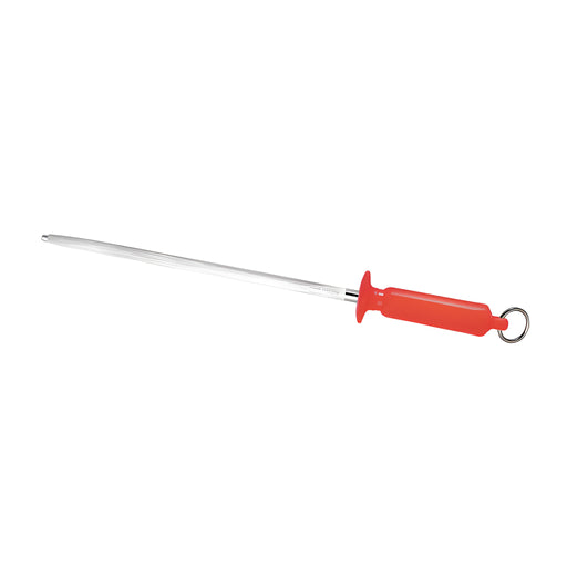Sharpening Steel, Round, Red Handle