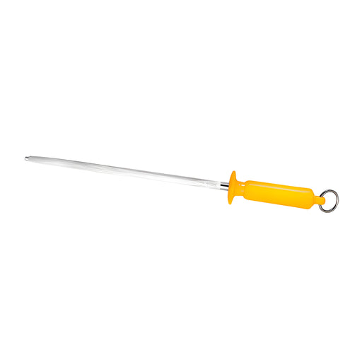 Sharpening Steel, Round, Yellow Handle