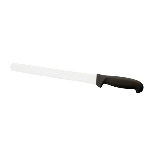 Slicing Knife, Wavy Blade, Black Handle