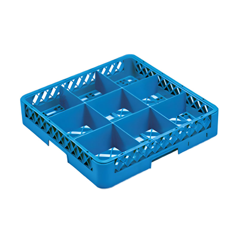 Glass Rack, 9 Compartments, Blue
