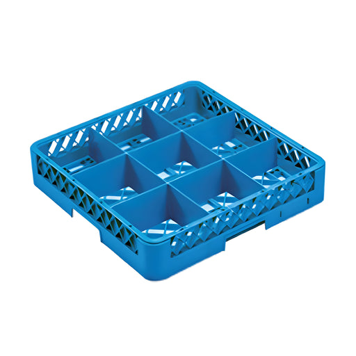 Glass Rack, 9 Compartments, Blue