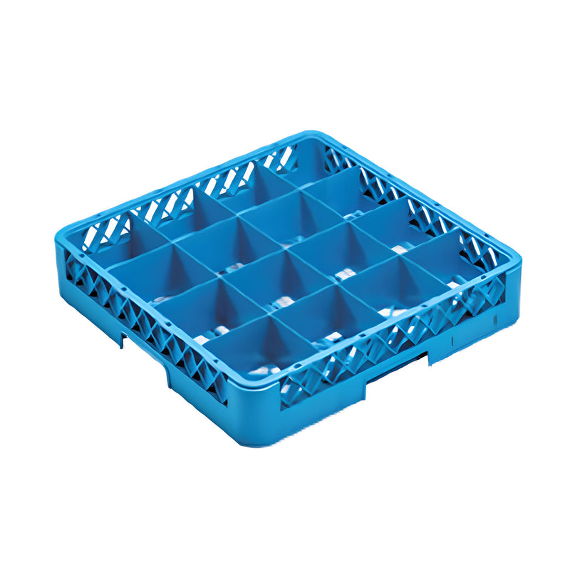 Glass Rack, 16 Compartments, Blue