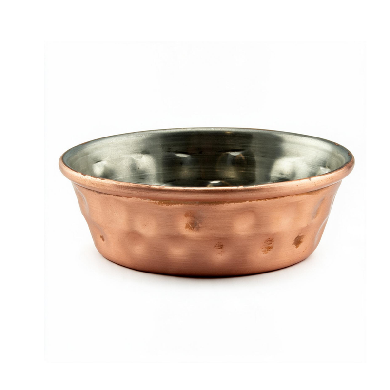 Mini Dish, Hammered Copper-Plated Stainless Steel