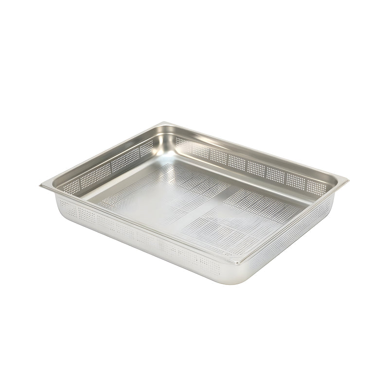 Qualiplus III Perforated GN 2/1 Container Small, Stainless Steel