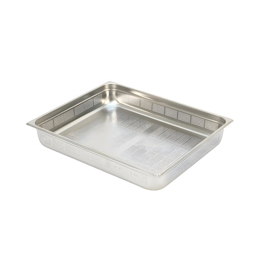Qualiplus III Perforated GN 2/1 Container Small, Stainless Steel