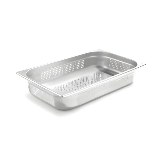 GN 1/1 Perforated Container Extra Large, Qualiplus III Stainless Steel