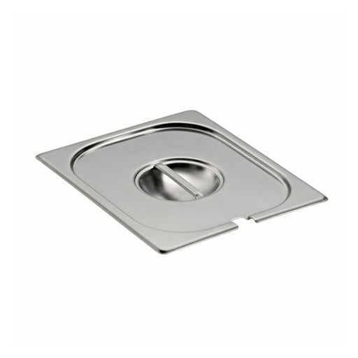 GN 1/1 Notched Lid, Qualiplus III Stainless Steel
