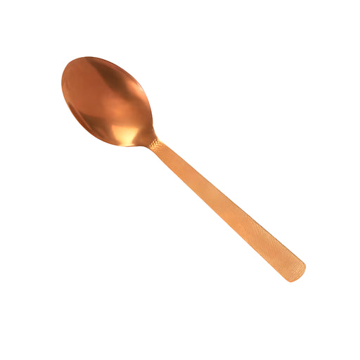 Vintage Bronze Solid Spoon, Hammered Finish