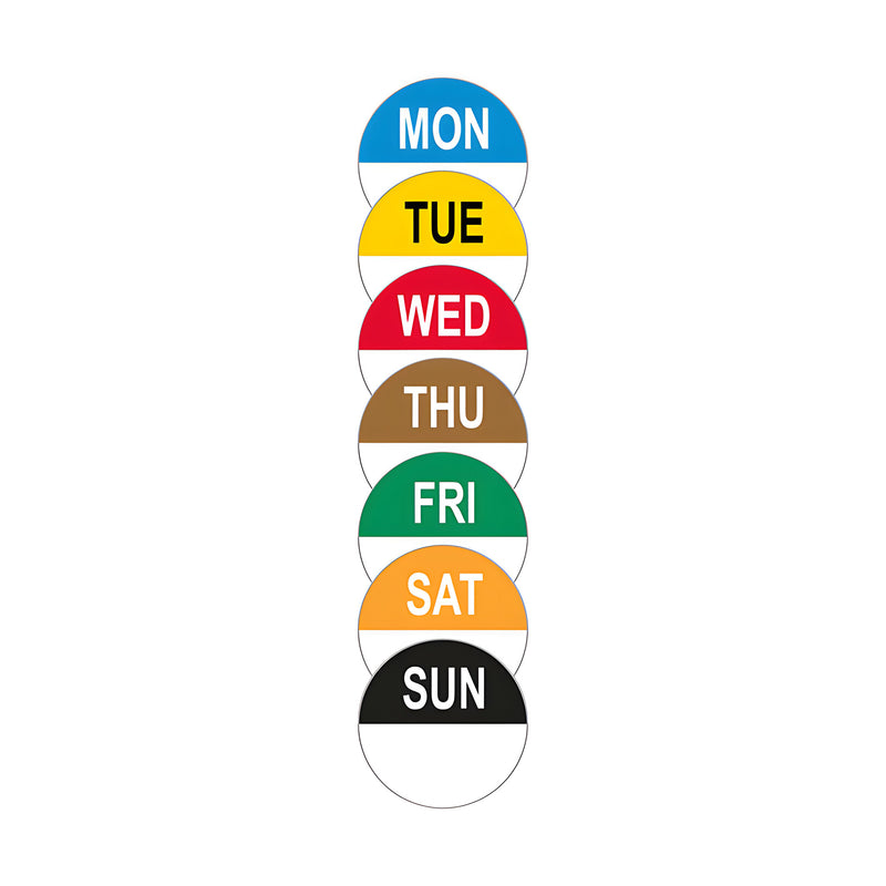 Tuesday Round Removable Labels (Roll of 1000)