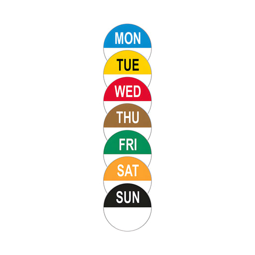 Thursday Round Removable Labels (Roll of 1000)