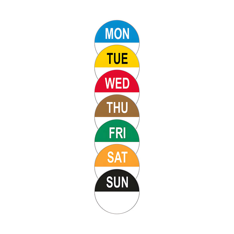 Sunday Round Removable Labels (Roll of 1000)
