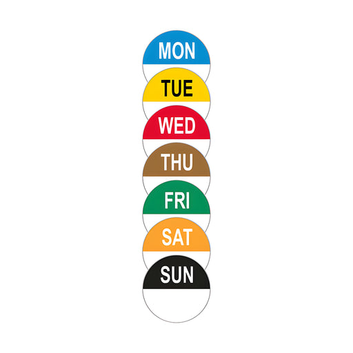 Sunday Round Removable Labels (Roll of 1000)