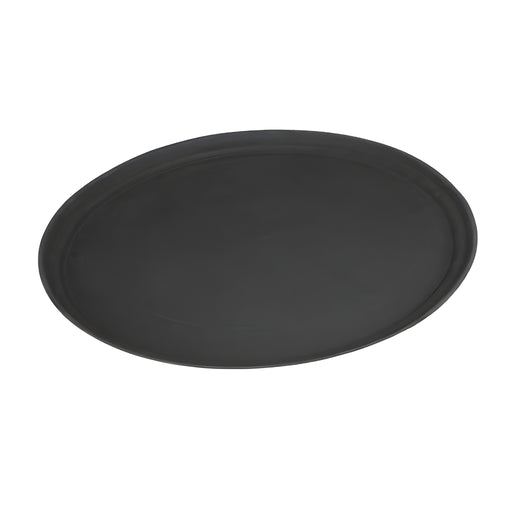Non-Slip Oval Tray Small, Black