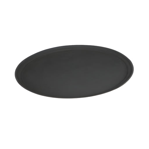 Non-Slip Oval Tray Large, Black