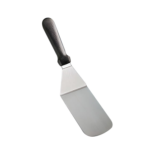 Plain Turner Spatula, Black Plastic Handle