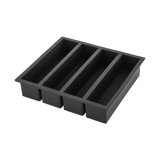 Collins Ice Cube Mould, 4 Cavities, Black Silicone