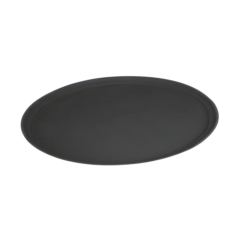 Non-Slip Oval Tray Medium, Black