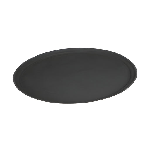 Non-Slip Oval Tray Medium, Black