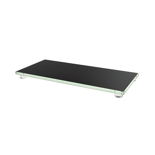 The Cube Rectangular Tray, Black