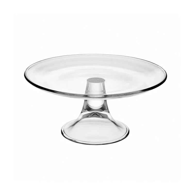 Banquet Cake Stand Small, Clear Glass