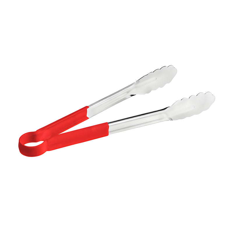 Scalloped Grip Tong, Red L41.5cm