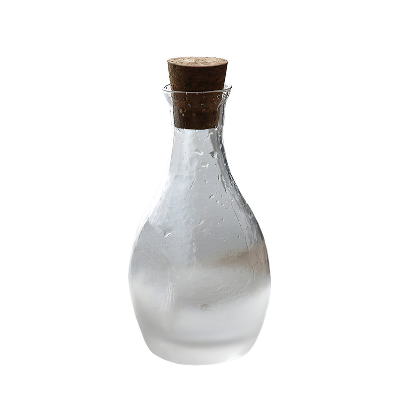 Sake Bottle Frosted Glass