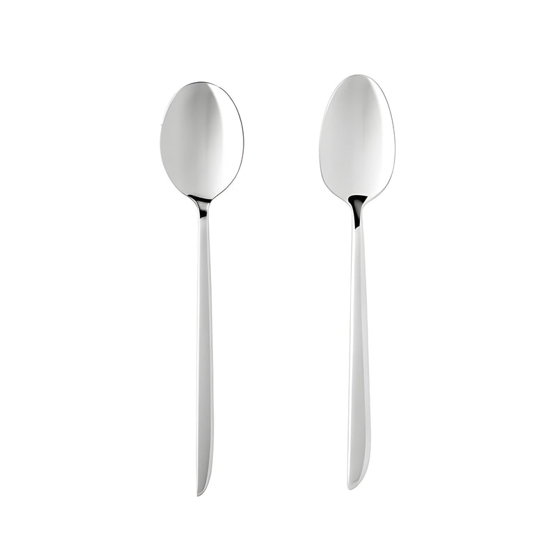 Orca Mirror Dessert Spoon, Stainless Steel