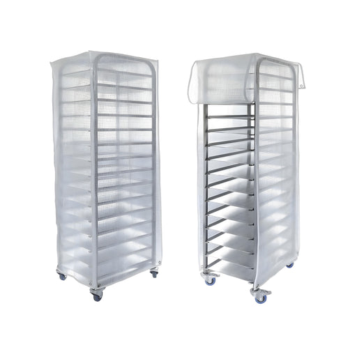 Zippered Cover for Racking Trolley 60x40, Washable LDPE