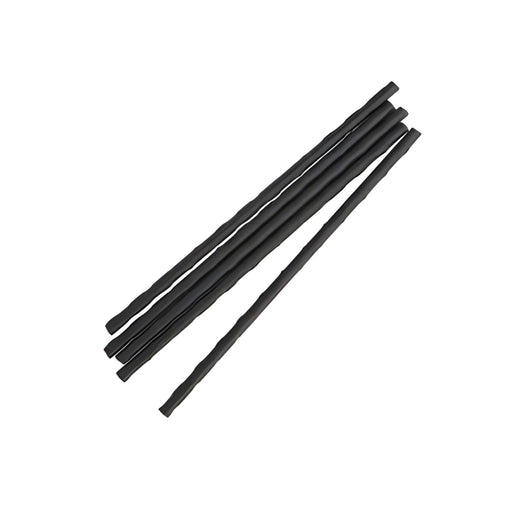 Black Paper Straws Large